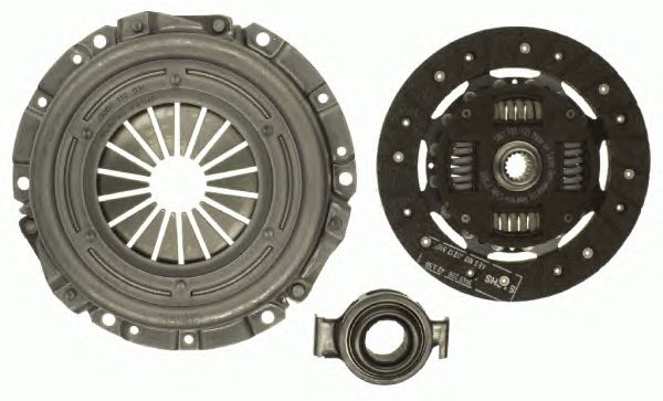 Embrague Sachs (Plato Presion + Disco de Embrague + Cojinete Empuje) Referencia: 3000 060 002